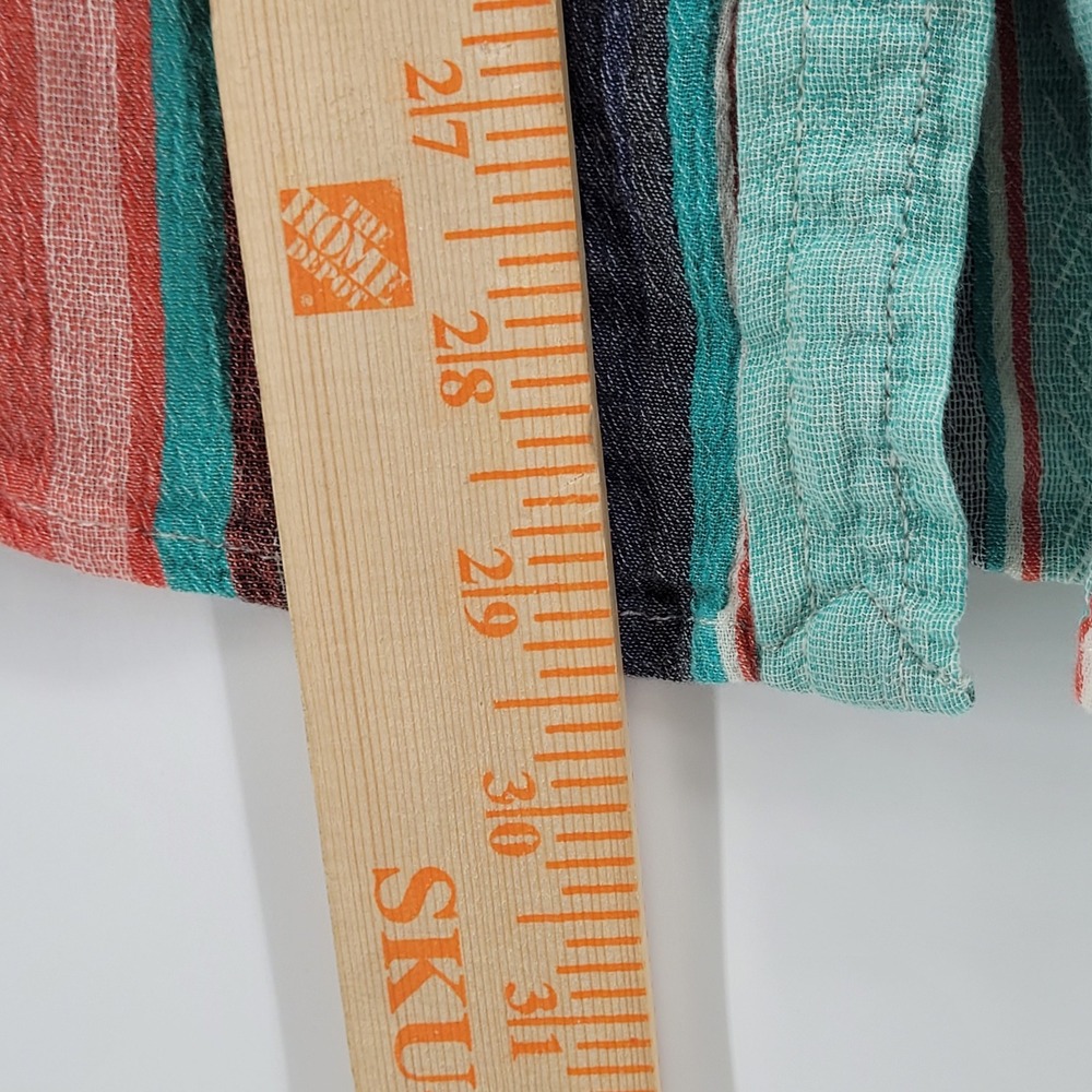 LRL Lauren Jeans‎ Co. Ralph Lauren XXXL Multicolor Striped Cotton Button Down - Picture 4 of 6